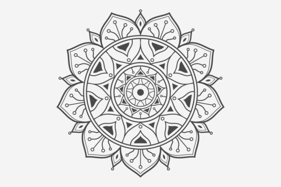 Mandala for Coloring Pages Graphics
