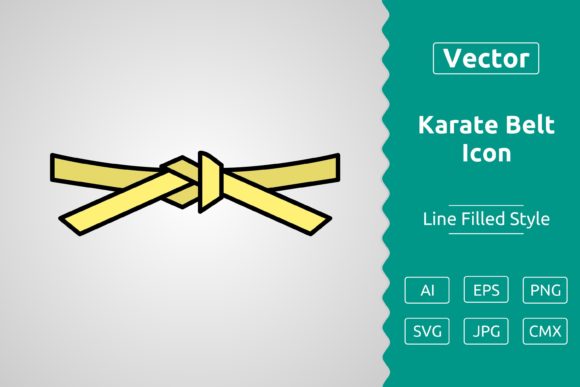 Vector Karate Belt Graphics for Crafters